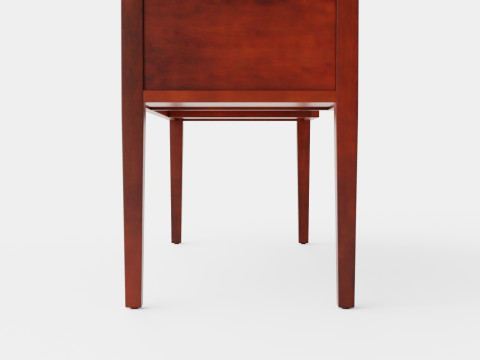 Centerville desk rich brown 3D 모델
