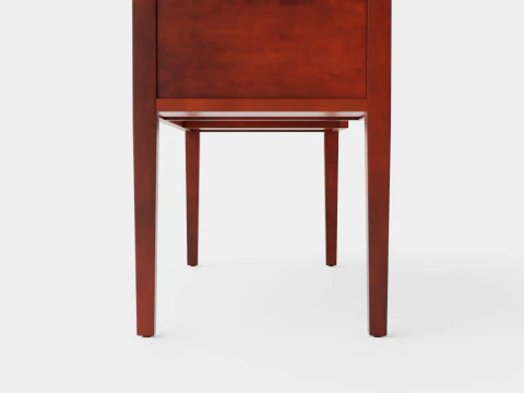Centerville desk rich brown 3D Model