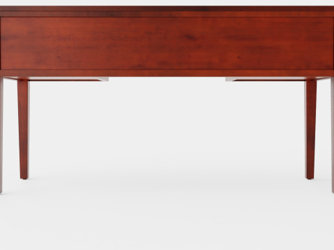 Centerville desk rich brown 3D 모델