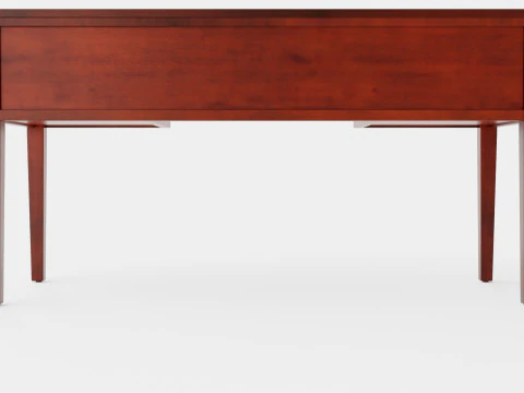 Centerville desk rich brown 3D Model