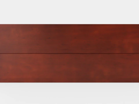 Centerville desk rich brown 3D Model