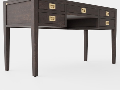 Centerville desk wenge 3Dモデル