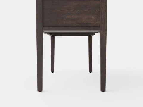 Secret&aacute;ria Centerville em wengu&eacute; Modelo 3D