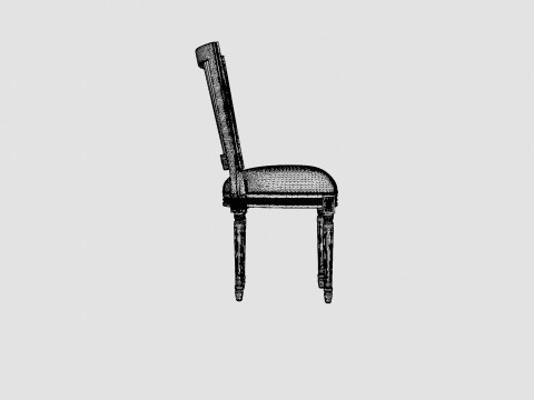 Charlotte chair rich brown 3D Model