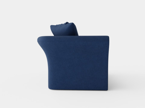 Cover Hampton sofa indigo 3 seat 3D Model