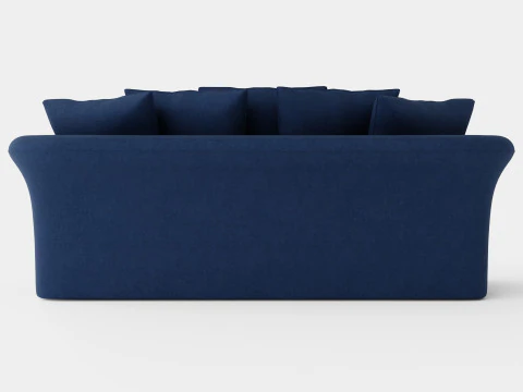 Cover Hampton sofa indigo 3 seat 3D Model