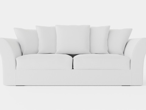 Cover Hampton sofa off white 3 seat 3D मॉडल