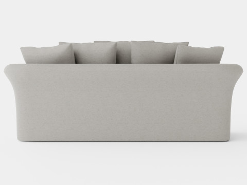 Cover Hampton sofa sand 3 seat 3D Модель