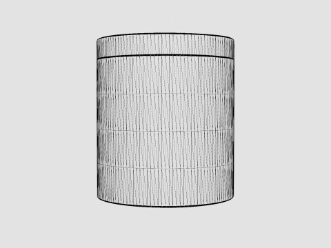 Doloma side table grey 2 set 3D Model