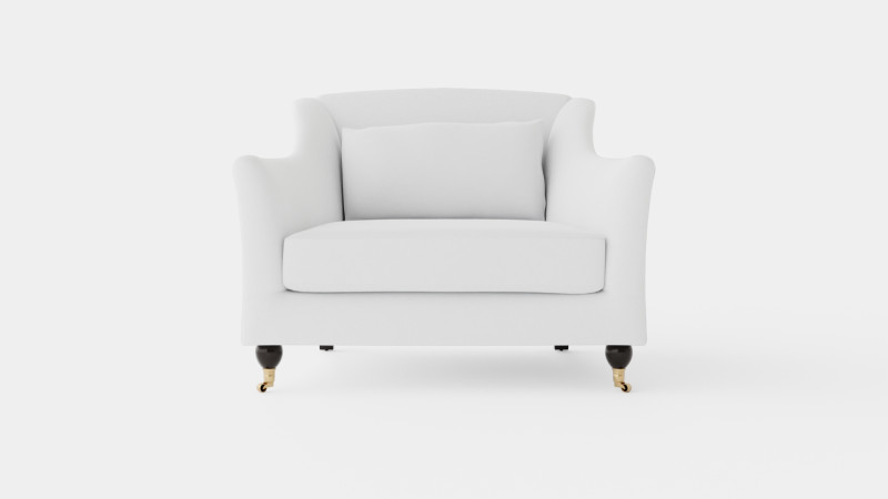 Dorchester armchair off white 3D मॉडल .c4d .max .obj .3ds .fbx .stl .blend 