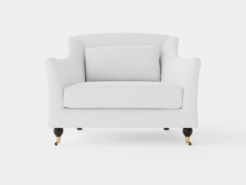 Dorchester armchair off white Modelo 3D