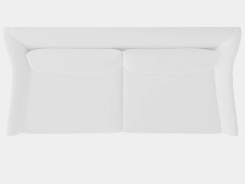 Dorchester sofa off white 3D Model
