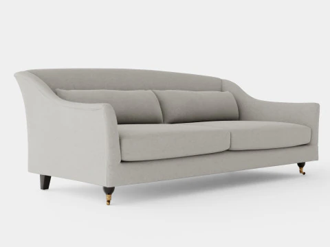 Dorchester sofa sand 3D Model