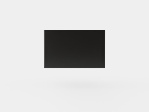 Eastham chest of drawers black 3D Model