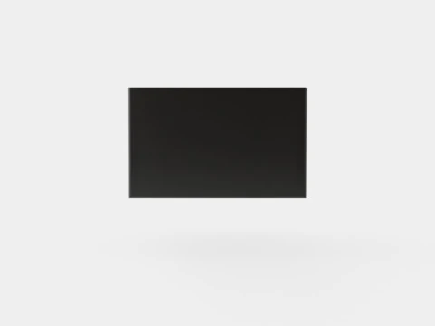 Eastham chest of drawers black 3D Model