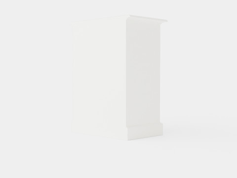 Eastham chest of drawers white Modèle 3D