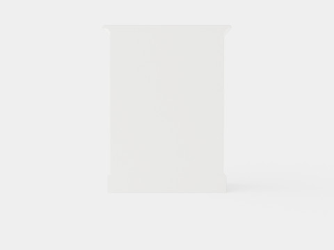 Eastham chest of drawers white Modèle 3D