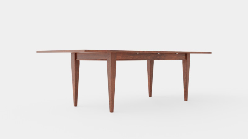 Eton dining table rich brown oak 3D Модель .c4d .max .obj .3ds .fbx .stl .blend 