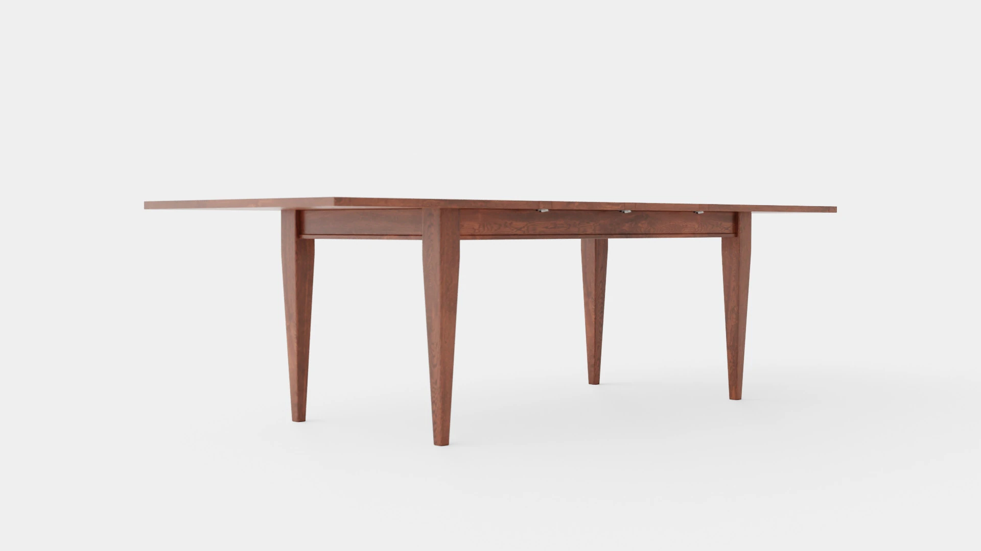 Eton dining table rich brown oak 3D Model .c4d .max .obj .3ds .fbx .stl .blend 