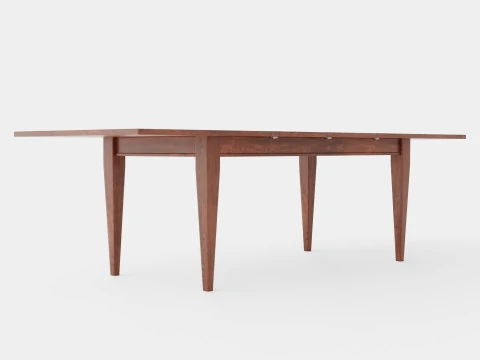 이튼 식탁 리치 브라운 오크 3D 모델