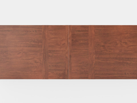 Eton dining table rich brown oak 3D Модель