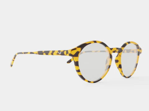 Futuro leopard Glasses 3D Model