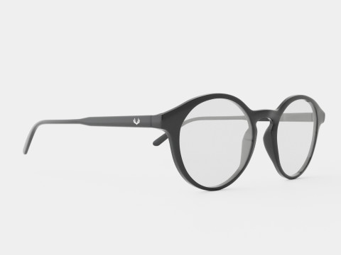 Futuro Black Glasses Modelo 3D