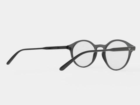 Futuro Black Glasses Model 3D
