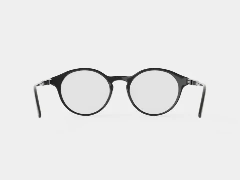 Futuro Black Glasses 3D Model