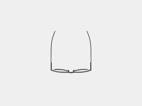 Futuro Black Glasses 3D Model