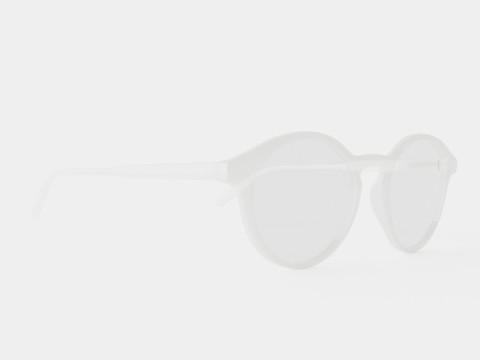 Futuro Transparent Glasses Modelo 3D