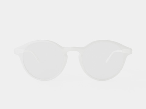 Futuro Transparent Glasses 3D मॉडल