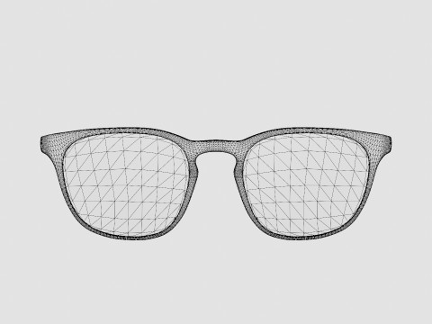 Semper Leopard Glasses Model 3D