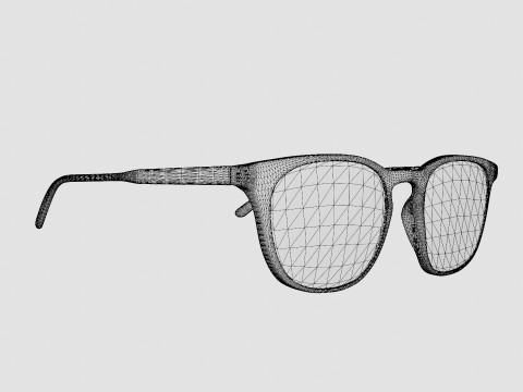 Semper Leopard Glasses Model 3D