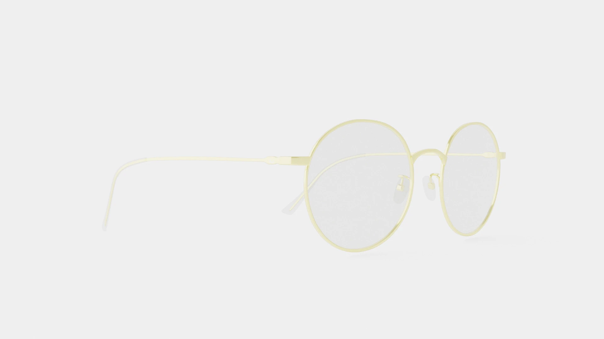 Vintage Gold Glasses 3D Model .c4d .max .obj .3ds .fbx .stl .blend 