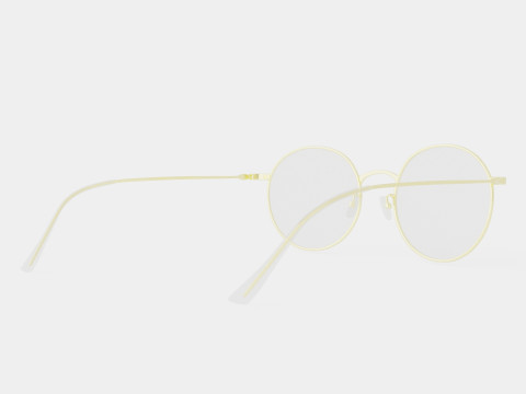 Vintage Gold Glasses Modello 3D
