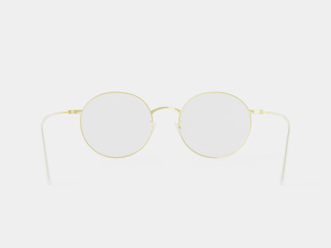 Vintage Gold Glasses Modello 3D
