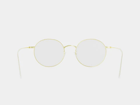 Vintage Gold Glasses 3D Model