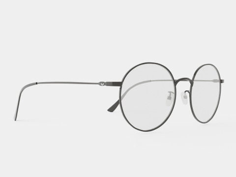 Vintage Black Glasses Modelo 3D