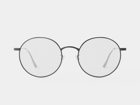 Vintage Black Glasses 3D 모델