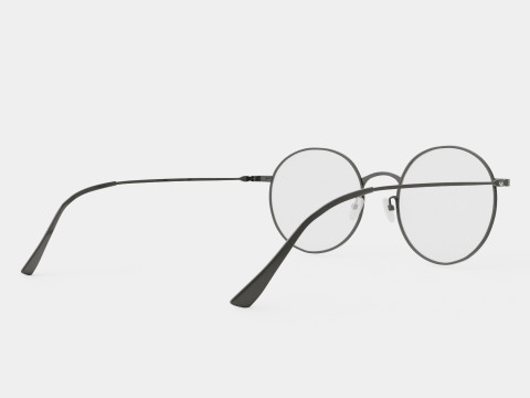 Vintage Black Glasses 3D 모델