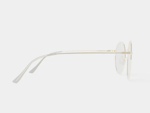 Vintage Silver Glasses 3D Model
