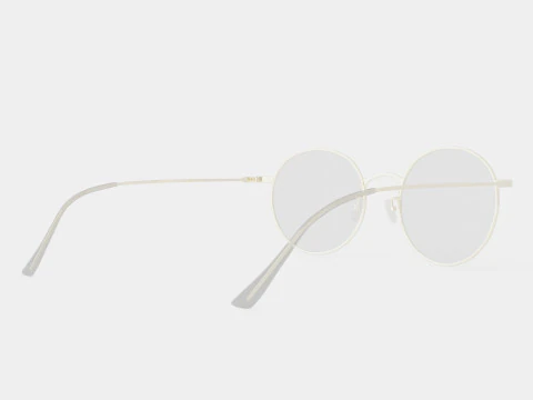 Vintage Silver Glasses 3D Model
