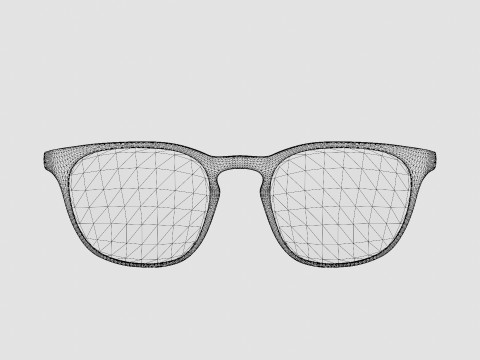 Semper Black Glasses 3D-Modell