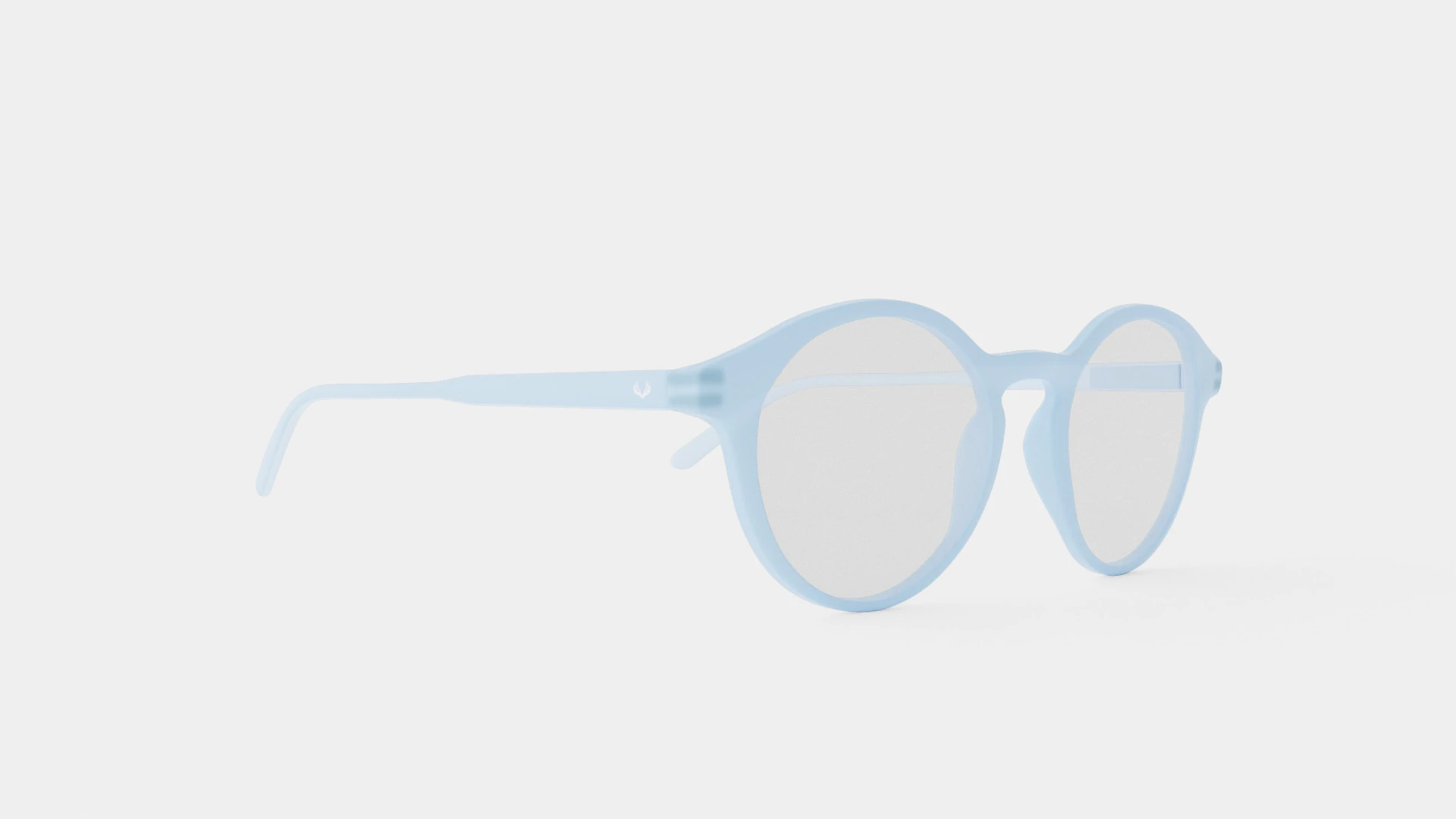 Futuro Frosty Blue Glasses 3D Model .c4d .max .obj .3ds .fbx .stl .blend 