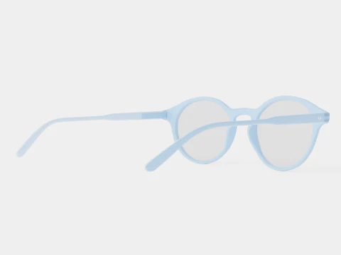 Futuro Frosty Blue Glasses 3D Model