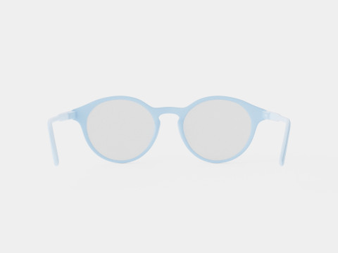 Futuro Frosty Blue Glasses Model 3D
