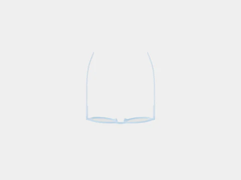 Futuro Frosty Blue Glasses 3D Model