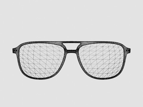 Fortis Midnight Glasses 3D Model