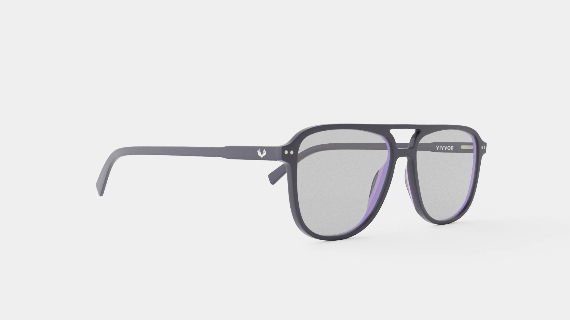 Fortis Matte Black Glasses 3D Model .c4d .max .obj .3ds .fbx .stl .blend